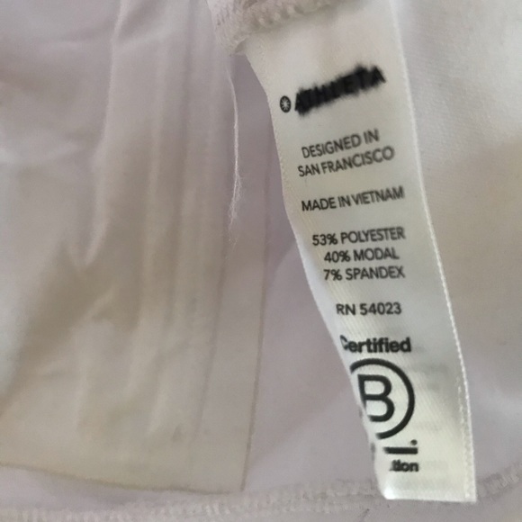 Athleta White Crew Neck En Route Scuba Sweatshirt - Picture 2 of 5